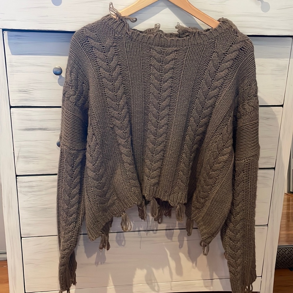 Altr’d State Distressed Sweater